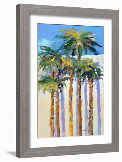 Shadow Palms I-Jane Slivka-Framed Art Print