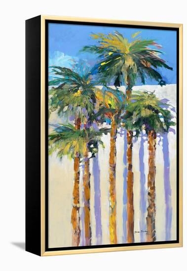 Shadow Palms I-Jane Slivka-Framed Stretched Canvas