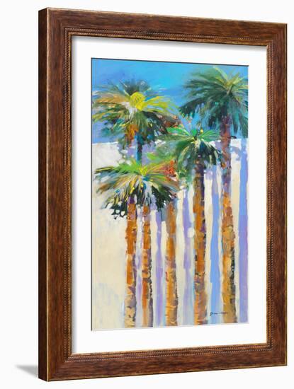 Shadow Palms II-Jane Slivka-Framed Art Print