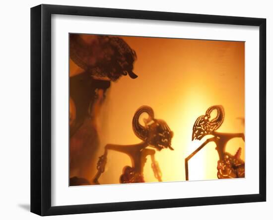 Shadow Puppets, Kuala Lumpur, Malaysia-Jon Arnold-Framed Photographic Print