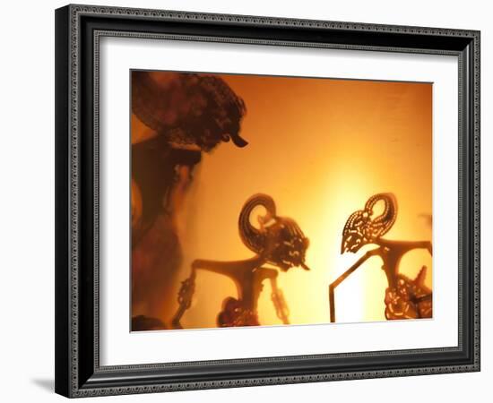 Shadow Puppets, Kuala Lumpur, Malaysia-Jon Arnold-Framed Photographic Print