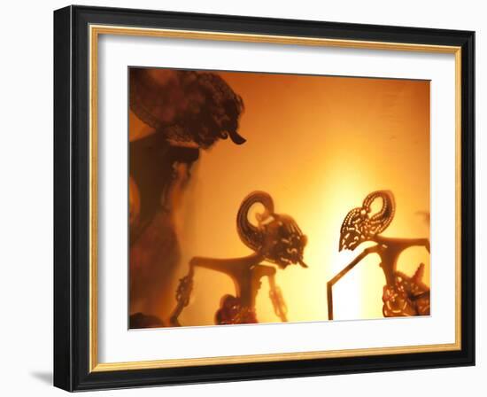 Shadow Puppets, Kuala Lumpur, Malaysia-Jon Arnold-Framed Photographic Print