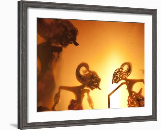 Shadow Puppets, Kuala Lumpur, Malaysia-Jon Arnold-Framed Photographic Print