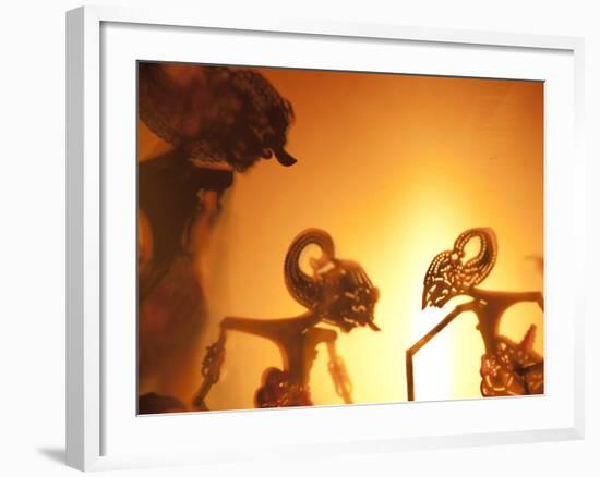 Shadow Puppets, Kuala Lumpur, Malaysia-Jon Arnold-Framed Photographic Print