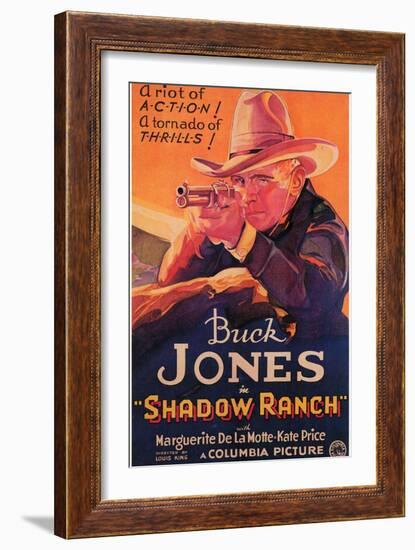 Shadow Ranch, 1930-null-Framed Art Print