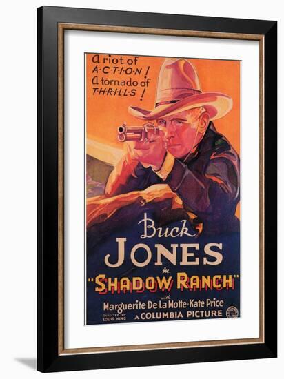 Shadow Ranch, 1930-null-Framed Art Print