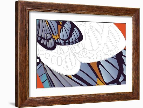 Shadowed Wing of Iris-Belen Mena-Framed Giclee Print