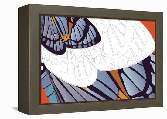 Shadowed Wing of Iris-Belen Mena-Framed Premier Image Canvas