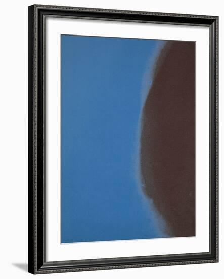 Shadows II, 1979 (blue)-Andy Warhol-Framed Art Print