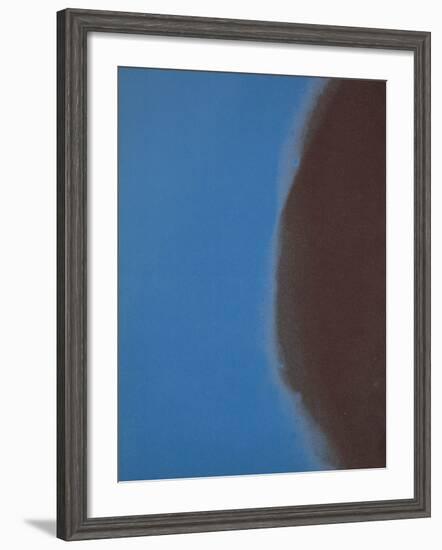 Shadows II, 1979 (blue)-Andy Warhol-Framed Art Print