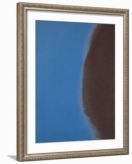 Shadows II, 1979 (blue)-Andy Warhol-Framed Art Print