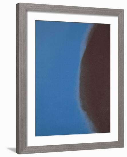 Shadows II, 1979 (blue)-Andy Warhol-Framed Art Print