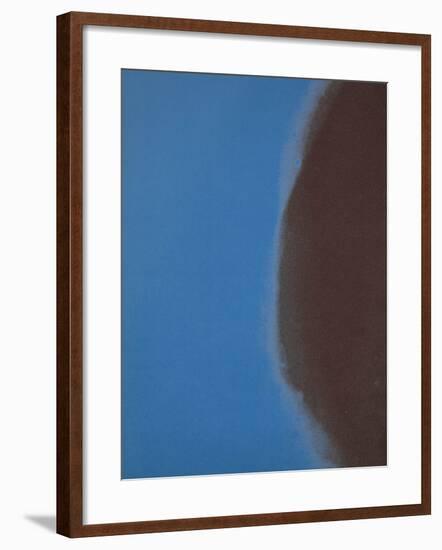 Shadows II, 1979 (blue)-Andy Warhol-Framed Art Print