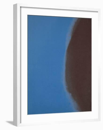 Shadows II, 1979 (blue)-Andy Warhol-Framed Art Print