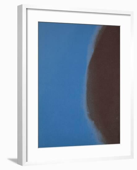 Shadows II, 1979 (blue)-Andy Warhol-Framed Art Print