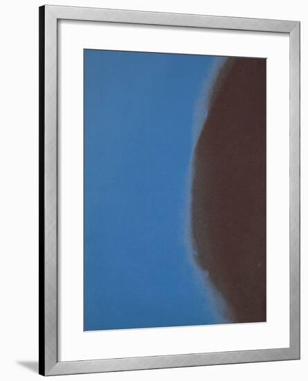 Shadows II, 1979 (blue)-Andy Warhol-Framed Art Print
