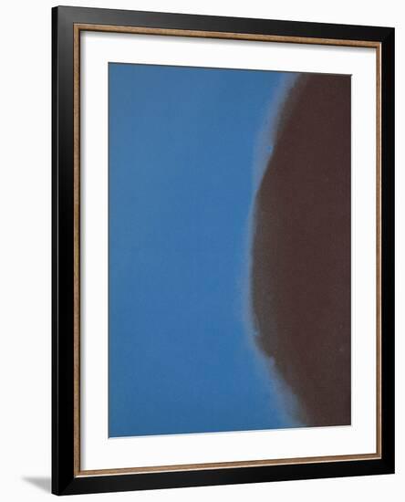 Shadows II, 1979 (blue)-Andy Warhol-Framed Art Print