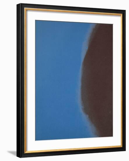 Shadows II, 1979 (blue)-Andy Warhol-Framed Art Print