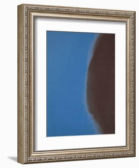 Shadows II, 1979 (blue)-Andy Warhol-Framed Art Print