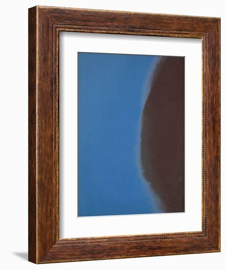 Shadows II, 1979 (blue)-Andy Warhol-Framed Art Print