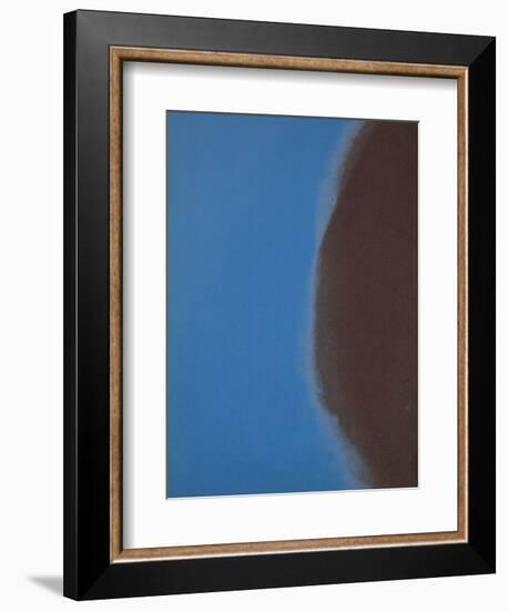 Shadows II, 1979 (blue)-Andy Warhol-Framed Art Print