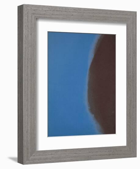 Shadows II, 1979 (blue)-Andy Warhol-Framed Art Print