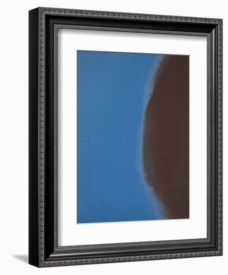 Shadows II, 1979 (blue)-Andy Warhol-Framed Art Print