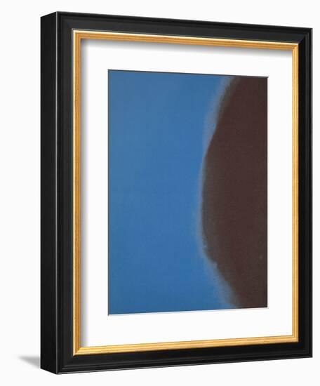 Shadows II, 1979 (blue)-Andy Warhol-Framed Art Print