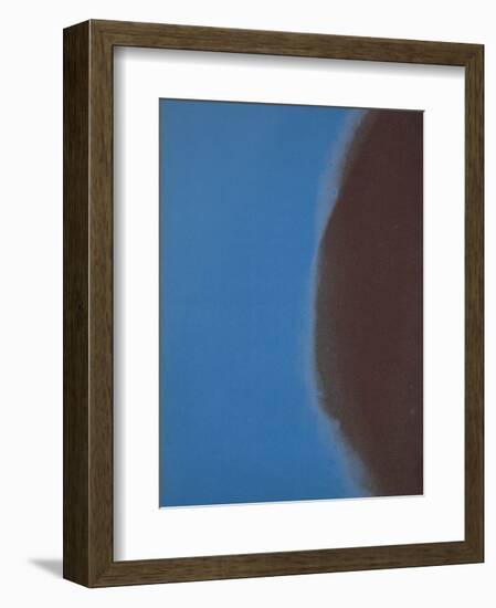 Shadows II, 1979 (blue)-Andy Warhol-Framed Art Print