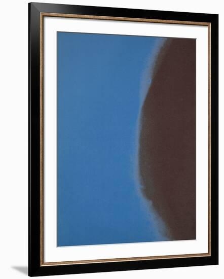 Shadows II, 1979 (blue)-Andy Warhol-Framed Art Print