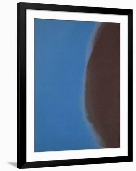 Shadows II, 1979 (blue)-Andy Warhol-Framed Art Print