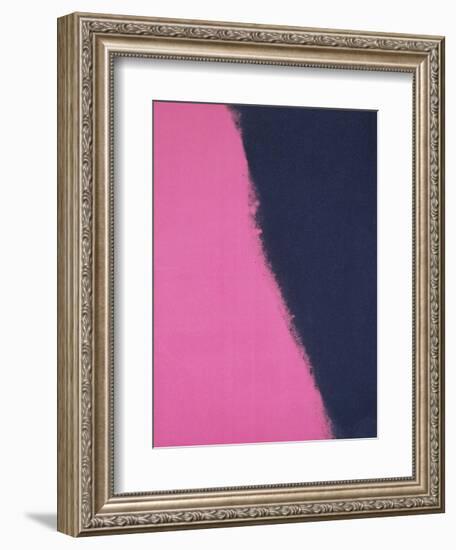 Shadows II, 1979 (pink)-Andy Warhol-Framed Art Print