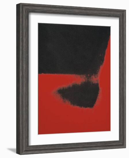 Shadows II, 1979 (red)-Andy Warhol-Framed Art Print