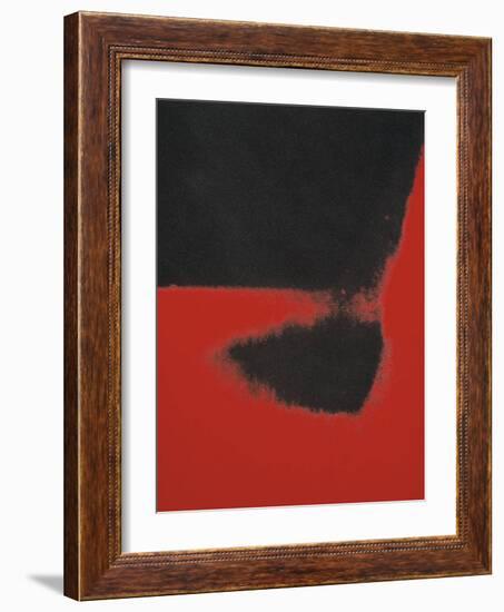 Shadows II, 1979 (red)-Andy Warhol-Framed Art Print