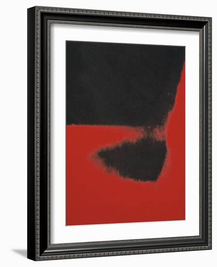 Shadows II, 1979 (red)-Andy Warhol-Framed Art Print