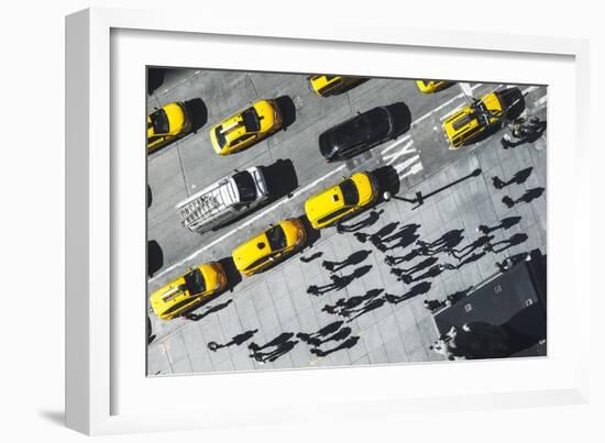 Shadows in NY-Moises Levy-Framed Photographic Print