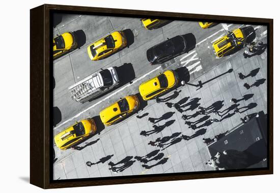 Shadows in NY-Moises Levy-Framed Premier Image Canvas