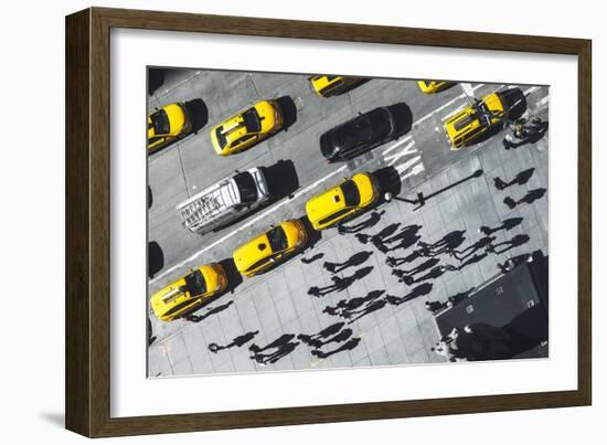 Shadows in NY-Moises Levy-Framed Premium Photographic Print