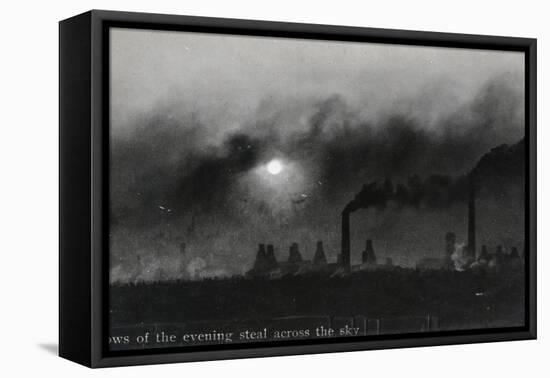 Shadows of the Evening Steal across the Sky-English Photographer-Framed Premier Image Canvas