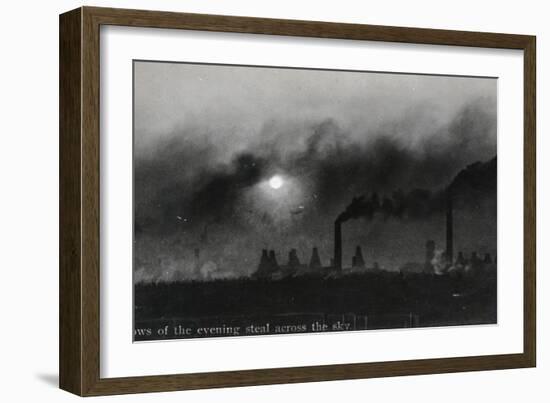 Shadows of the Evening Steal across the Sky-English Photographer-Framed Photographic Print