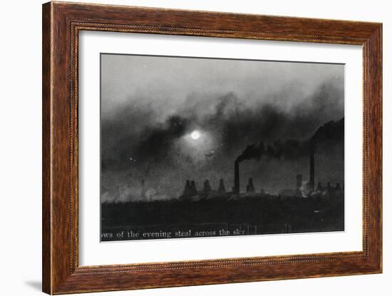 Shadows of the Evening Steal across the Sky-English Photographer-Framed Photographic Print