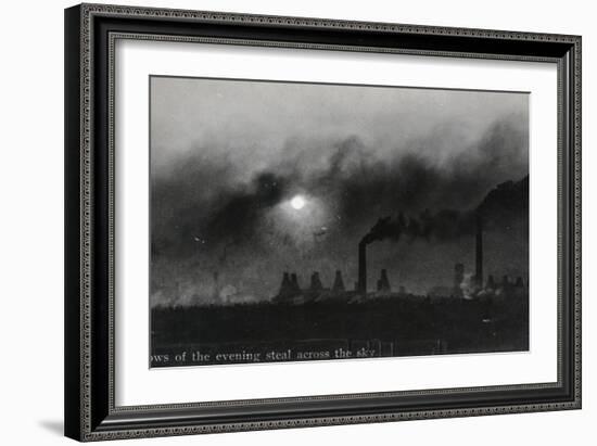 Shadows of the Evening Steal across the Sky-English Photographer-Framed Photographic Print