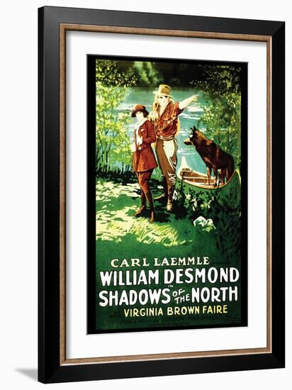 Shadows of the North-null-Framed Art Print