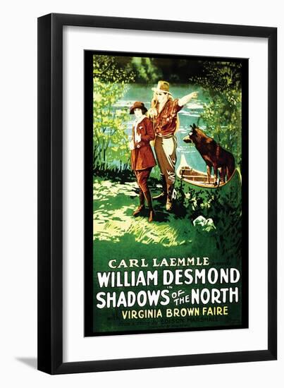 Shadows of the North-null-Framed Art Print