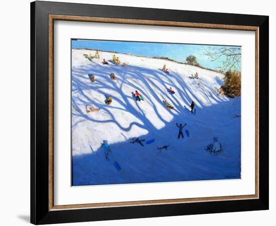 Shadows on a Hill, Monyash-Andrew Macara-Framed Giclee Print