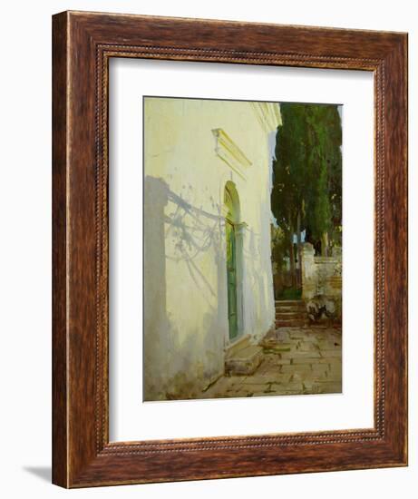 Shadows on a Wall in Corfu-John Singer Sargent-Framed Giclee Print