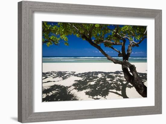 Shadows On The Beach-István Nagy-Framed Photographic Print