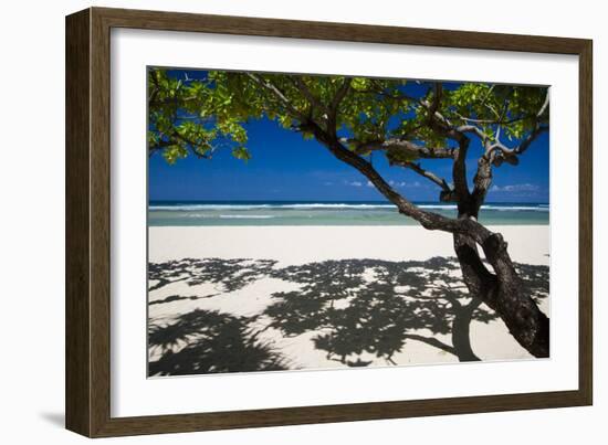 Shadows On The Beach-István Nagy-Framed Photographic Print