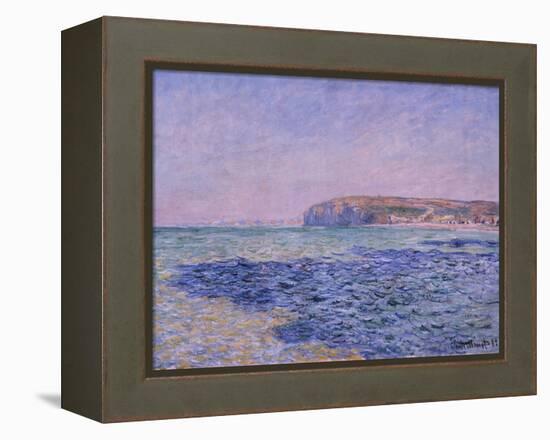 Shadows on the Sea, the Cliffs at Pourville, 1882-Claude Monet-Framed Premier Image Canvas