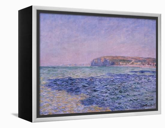 Shadows on the Sea, the Cliffs at Pourville, 1882-Claude Monet-Framed Premier Image Canvas